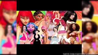 Big booty ai generated thick Black girls