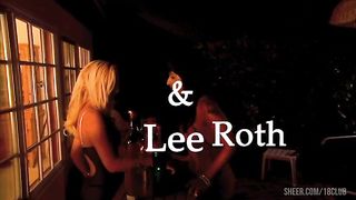 Sexy lesbians Malibu and Avy Lee Roth eat each other's pussies.