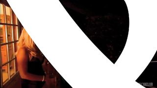 Sexy lesbians Malibu and Avy Lee Roth eat each other's pussies.