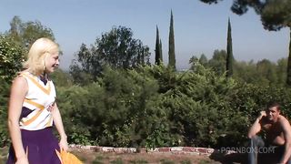 Ally Ann Celebrated Her 18th Birthday With a Cheerleading Fuck