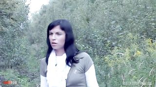 Hot cum in mouth and anal sex for brunette slut Renata