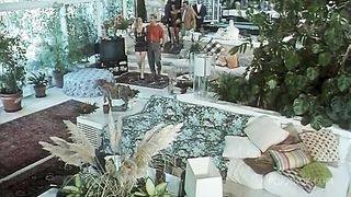 mega orgy with anal blowjobs for porn icons Moana Pozzi and Rocco Siffredi and their friends