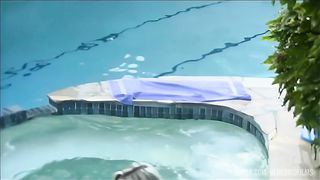 Monique Alexander And Monika Star Have A Poolside Lesbian Experience