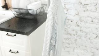 Anal creampie for a hot brunette