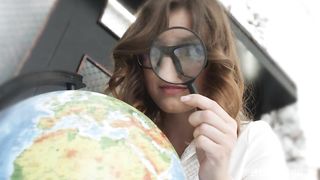 Moaning teen fucked in the ass