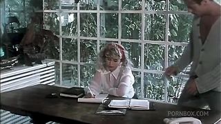 Rocco Siffredi fucking the young secretary Blondie and Italian Milf Milly D'Abbraccio in a hard dp