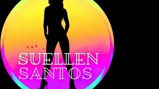 Home video of the brunette with the giant pussy on all fours