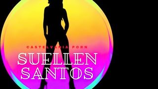 Home video of the brunette with the giant pussy on all fours