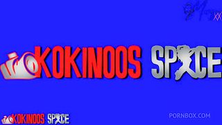 MORGAN'S DP BY TWO BIG BLACK DICKS AT KOKINOOS SPACE