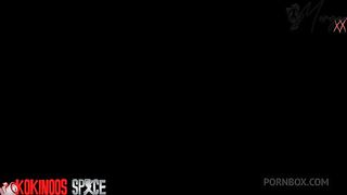 MORGAN'S DP BY TWO BIG BLACK DICKS AT KOKINOOS SPACE