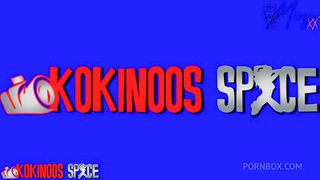 MORGAN'S DP BY TWO BIG BLACK DICKS AT KOKINOOS SPACE