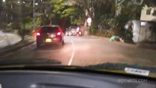 my husband finger fucks my pussy in a taxicab and i put my ass in the window