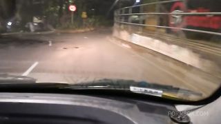 my husband finger fucks my pussy in a taxicab and i put my ass in the window