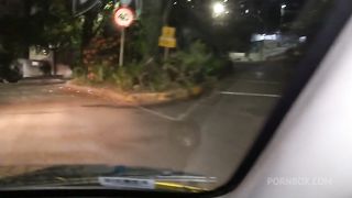 my husband finger fucks my pussy in a taxicab and i put my ass in the window