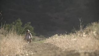 Mya Luanna Gets Pounded By An Older Man On The Mountain At Night