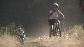 Mya Luanna Gets Pounded By An Older Man On The Mountain At Night