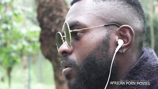 POV. threesome fuck organized under the woods without a future as if to say goodbye to these friends gets off in an unforgettable way with big thick black cocks on a pretty girl publicly on african po