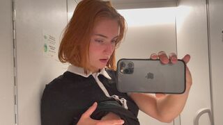RISKY FUCK ON THE PLANE - I M NOW IN THE MILE-HIGH CLUB!