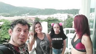 Aquela aprontada com as amigas muito sexo na ilha da magia