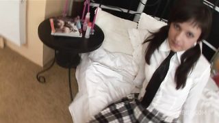Hot Russian School Babe Irina Goncharova Fucks Big Dick