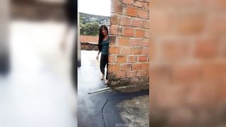 Venuslatina2 - big facial in abandoned house