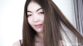 First Time Asian Teen Sakura Lin VS Monster Cock - Mega Anal Gape