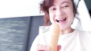 Heard my stepsister having morning sex - made myself squirt while I listened outside her door