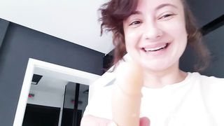 Heard my stepsister having morning sex - made myself squirt while I listened outside her door