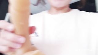 Heard my stepsister having morning sex - made myself squirt while I listened outside her door