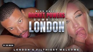 HUGE BBC CREAMPIE: BRITISH MILF BRED BY A RIPPED MUSCULAR BLACK BULL, POV INTERRACIAL BREEDING, ROCKET POWERS AND MISS SALLY
