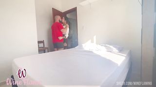 secretaria safada deixou eu gozar dentro e comer o cuzinho dela