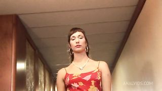 Hot girl assfucked and pussy fucked