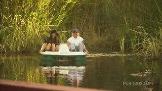 Dru Berrymore Takes Her Lover's Cock In The Boat
