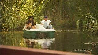Dru Berrymore Takes Her Lover's Cock In The Boat