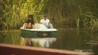 Dru Berrymore Takes Her Lover's Cock In The Boat