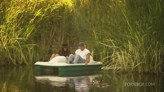 Dru Berrymore Takes Her Lover's Cock In The Boat