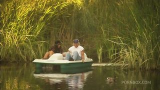 Dru Berrymore Takes Her Lover's Cock In The Boat