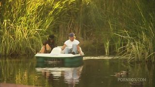 Dru Berrymore Takes Her Lover's Cock In The Boat