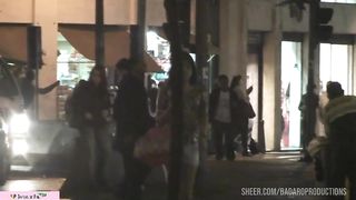 Dotado enrabando a travesti