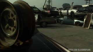 Motorcycle Babe Sharon Wild Gets Jizz In Her Mouth Near A Car