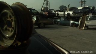 Motorcycle Babe Sharon Wild Gets Jizz In Her Mouth Near A Car