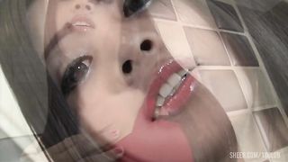 Sexy trans girl fucks with a guy and before that gets fingers in the anus