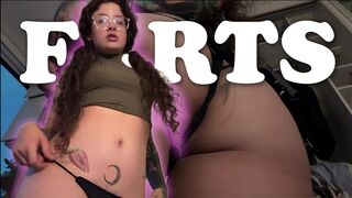 THE TATTOOED GIRL FARTS FOR YOU.