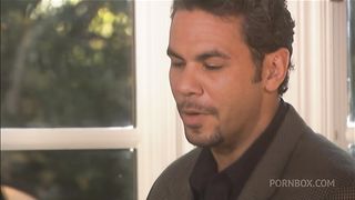 Cherokee Takes On Two Cocks In Thew Kitchen