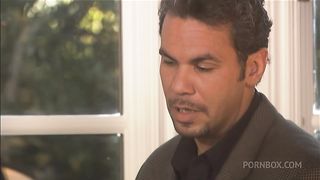 Cherokee Takes On Two Cocks In Thew Kitchen