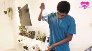 Fucking my asshole with his BBC