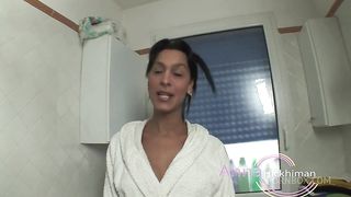 Italian Tranny Anna Hickiman Punishes Wardrobe Attendant