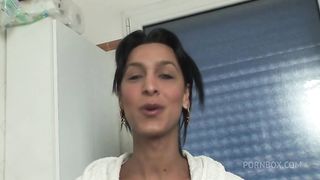 Italian Tranny Anna Hickiman Punishes Wardrobe Attendant