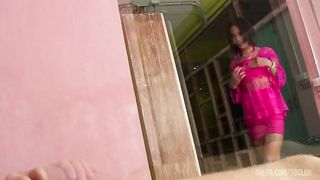 Thai Tranny TT Takes A Massive Dick And Creampie In Her Tight Ass