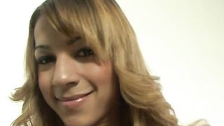 Brazilian Ladyboy Alycia Gets Oral Before Her Butt Is Banged Hard